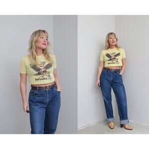 1980's Vintage Levi's USA Made 506 Dark Wash Jeans ~ Women's Men's 33" 34" Waist